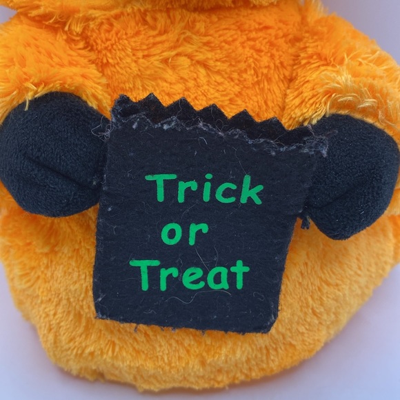 Ty Beanie Boos Grinner Orange Ghoul Halloween Trick or Treat Plush Stuffed Toy - Picture 3 of 12